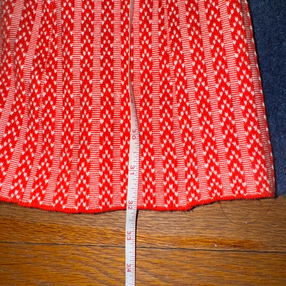 Red Button-Up Dress - Picture 6 of 7